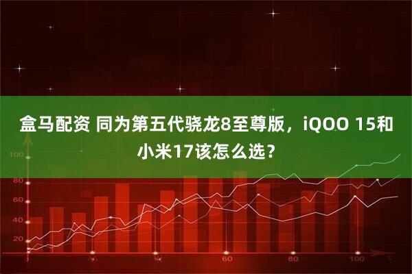 盒马配资 同为第五代骁龙8至尊版，iQOO 15和小米17该怎么选？
